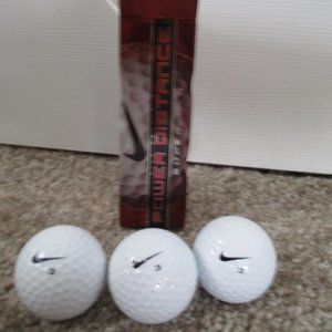 NIKE Precision Power Distance Super Far Fast Core Golf Balls 3 pack NEW